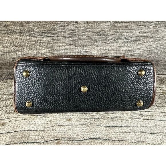 Vintage 80's Dooney & Bourke All Weather Leather Double Handle Handbag - Picture 5 of 10